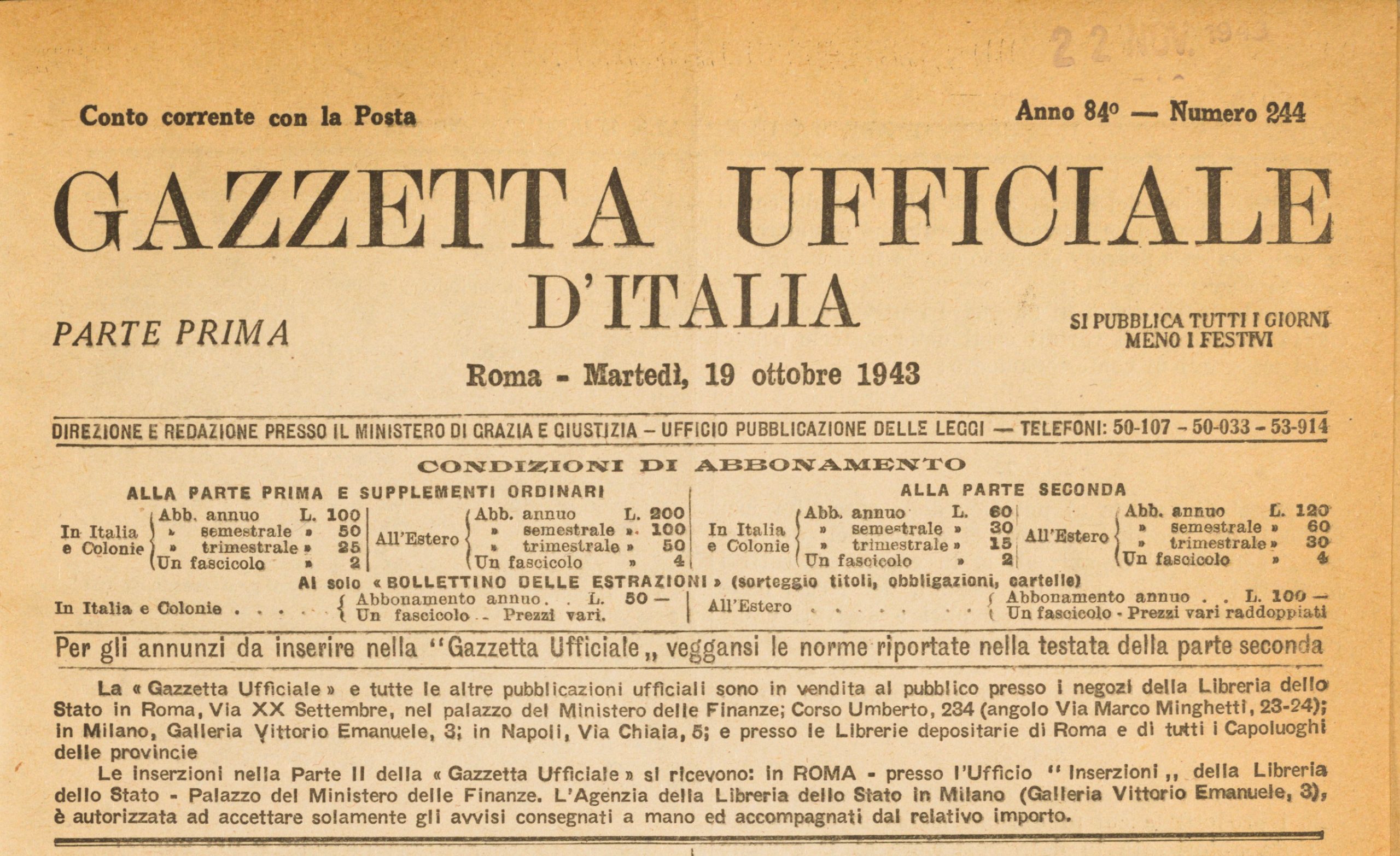 Gazzetta Ufficiale d'Italia